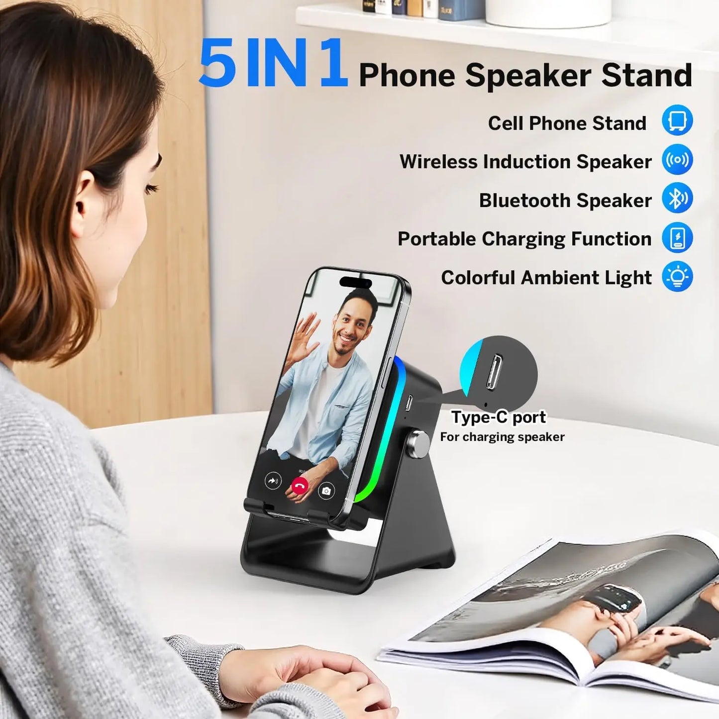 Speaker Stand - Instant Wireless Audio Amplification