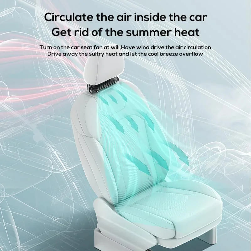Seat Fan - Instant Cooling for Every Passenger