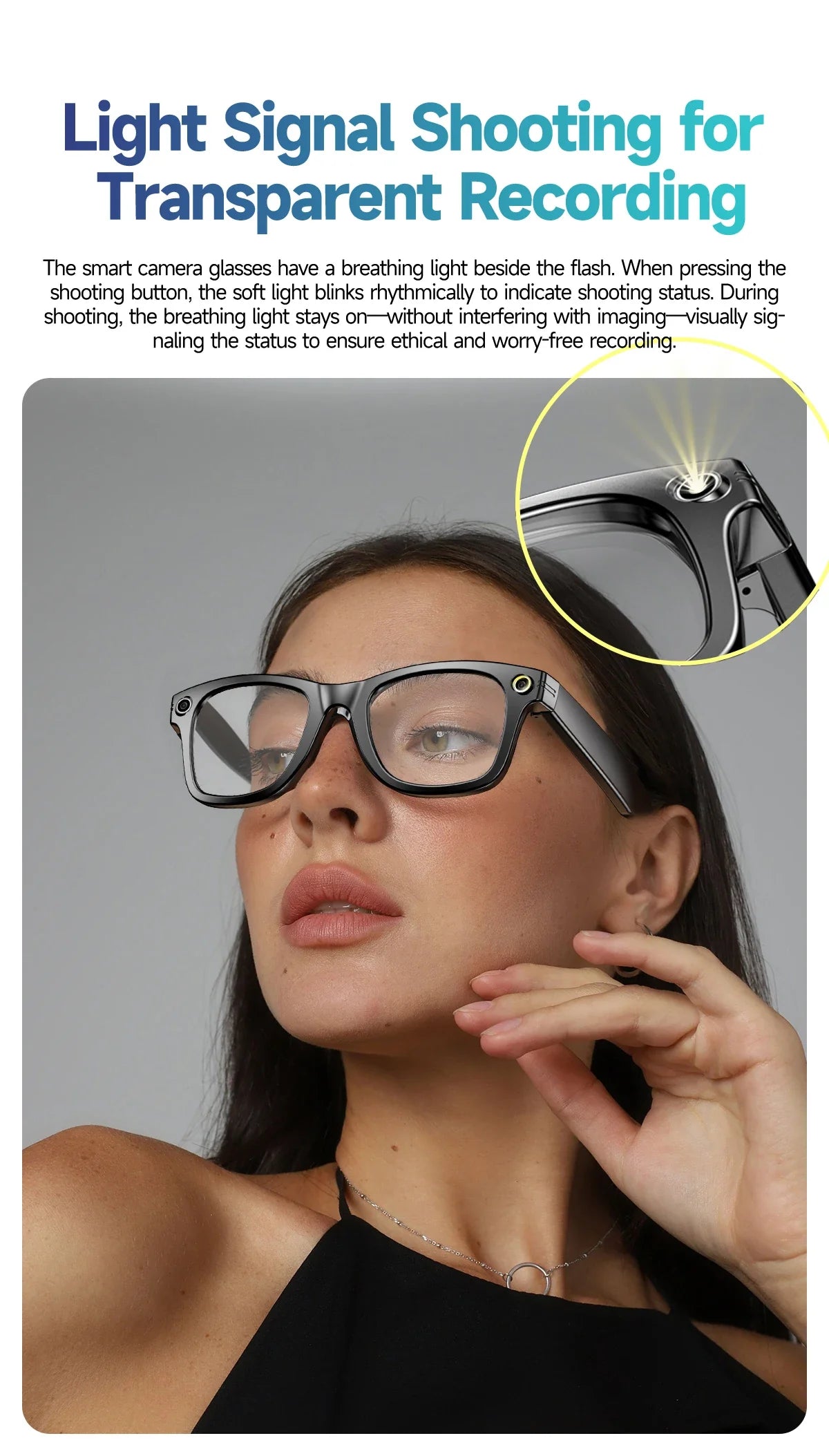 New 800W Camera AI Glasses Men Color-Changing Smart Translation Glasses Photo Video Recording Waterproof Call Smart Sunglasses