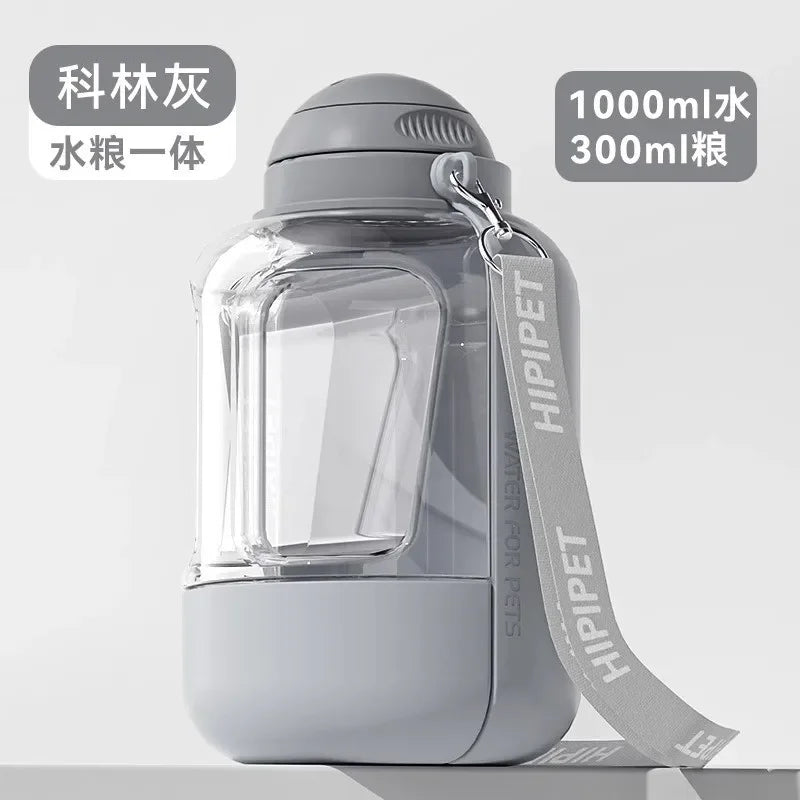 Portable Pet Water & Food Bottle
